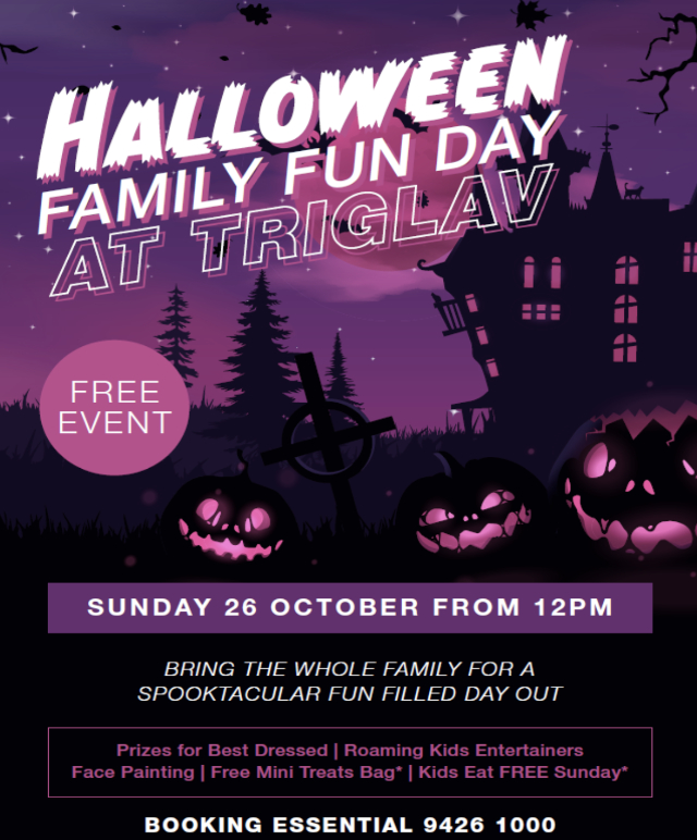 Come and celebrate Halloween at Triglav